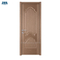 Porte de dispositif trembleur de panneau plaqué d'intérieur de chambre à coucher d'appartement en bois solide de conception classique de Prehung