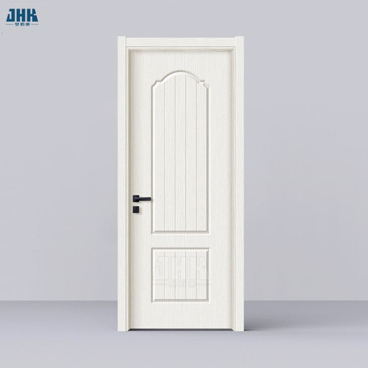 Panneau de porte en PVC MDF en bois de couleur blanche de haute qualité