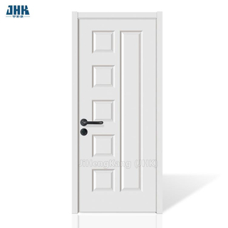 Porte d'apprêt blanc de porte moulée HDF de vente populaire d'intérieur