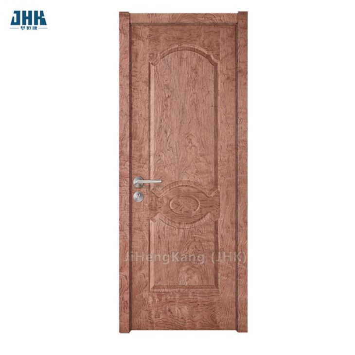 Bois de pin placage plastique PVC intérieur 5 panneaux portes intérieures du panneau Shaker (JHK-SK03-1)