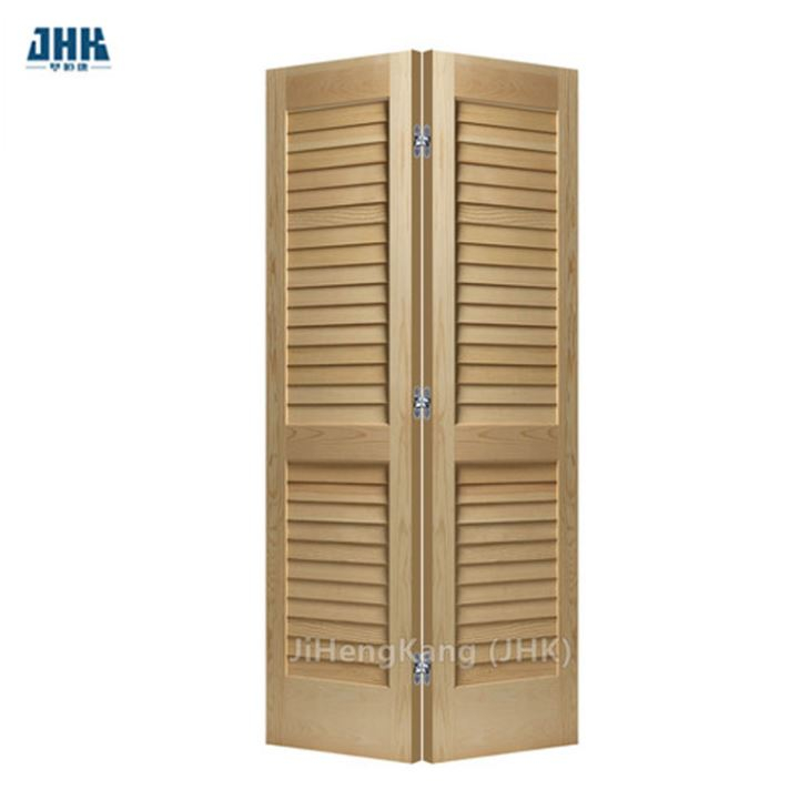 Porte écologique composée de persiennes en nid d'abeille à cadre en aluminium