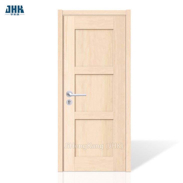 Porte shaker en bois de pin robuste interne à 2 panneaux (JHK-SK08)
